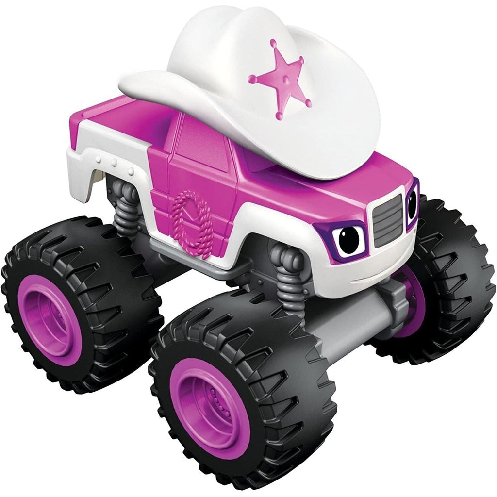 Fisher-Price Blaze Monster Truck with Hat Purple/White Cgf20 Age- 2 Years & Above