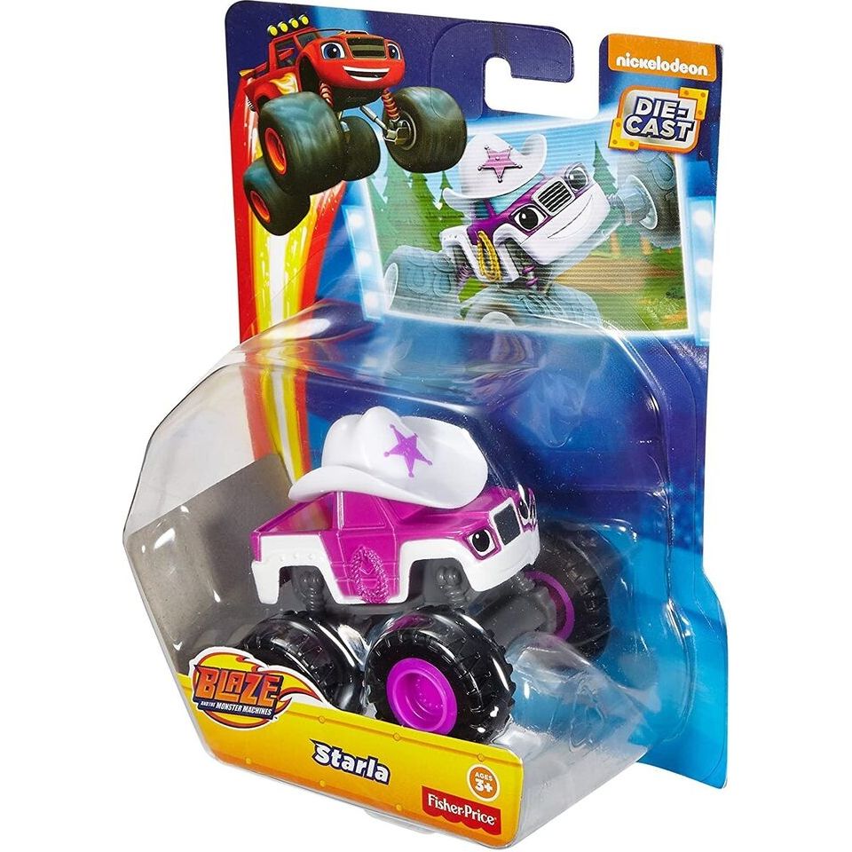Fisher-Price Blaze Monster Truck with Hat Purple/White Cgf20 Age- 2 Years & Above