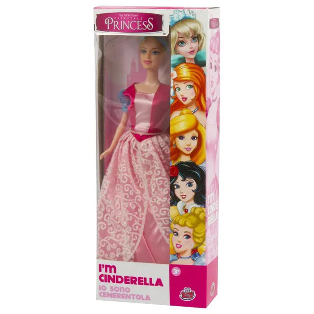 Grandi Giochi Princess Cinderella Doll 30CM (GG03002E) Age- 3 Years & Above 
