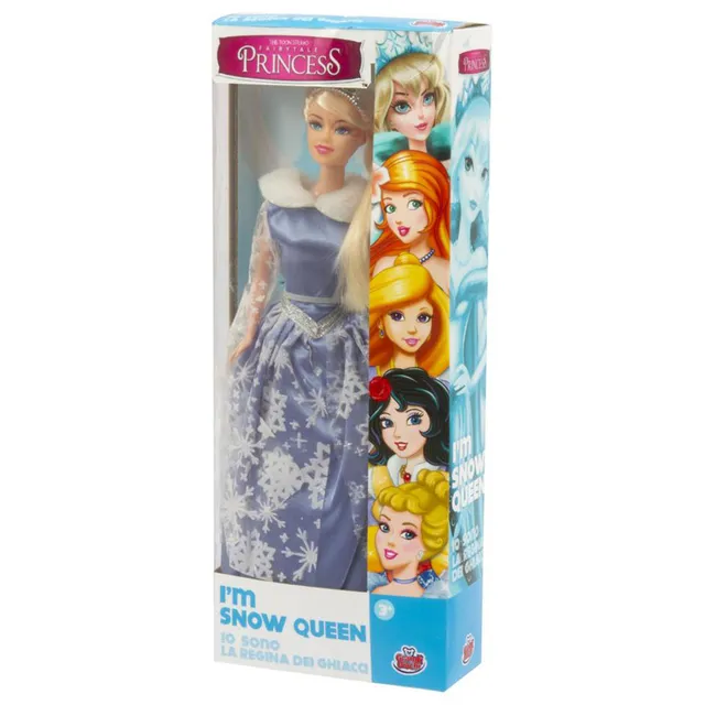 Grandi Giochi Princess Snow Ice Queen Doll 30CM (GG03005E) Age- 3 Years & Above