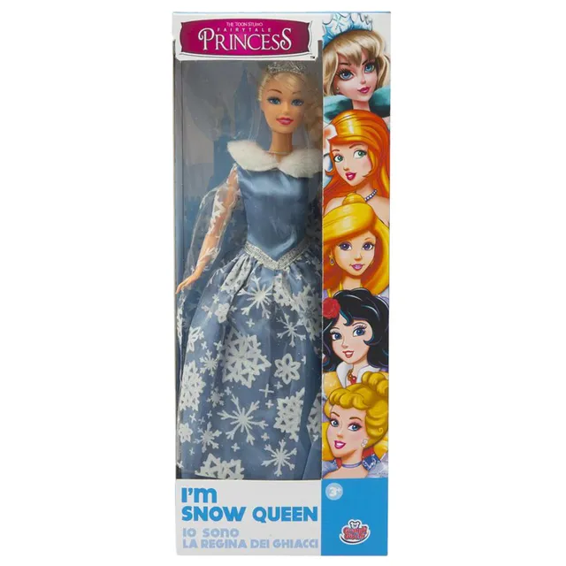 Grandi Giochi Princess Snow Ice Queen Doll 30CM (GG03005E) Age- 3 Years & Above