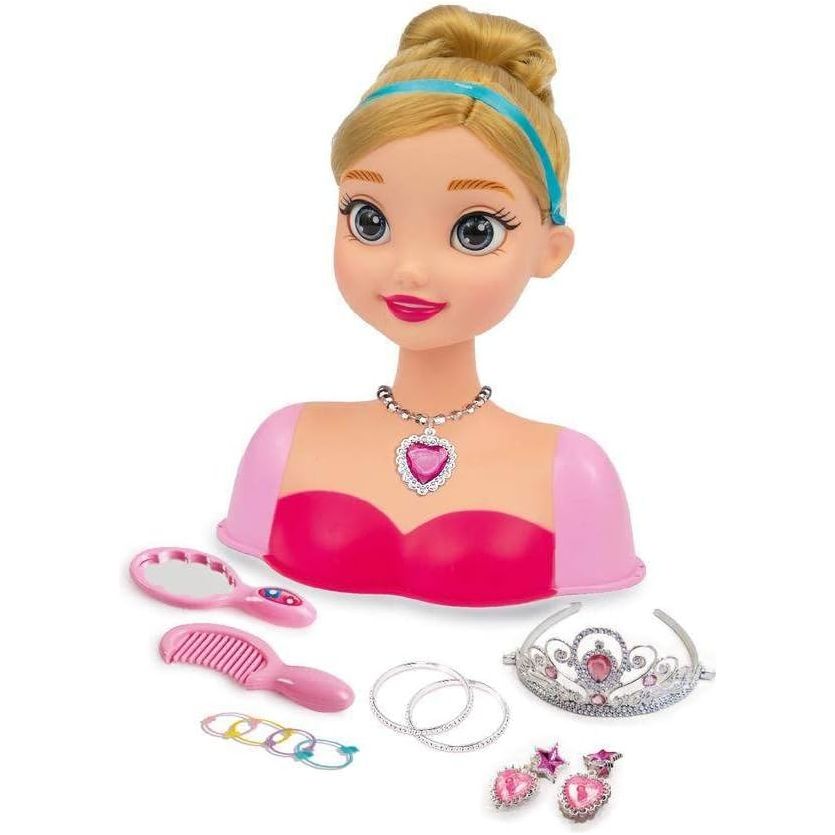 Grandi Giochi Princess Styling Head Cinderella (Gg02996E) Age- 3 Years & Above
