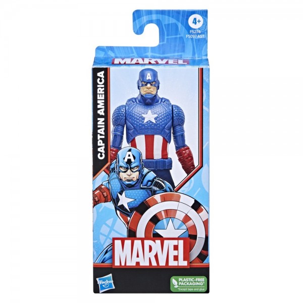 Hasbro Marvel 6-inch Captain America Figure Age- 4 Years & Above