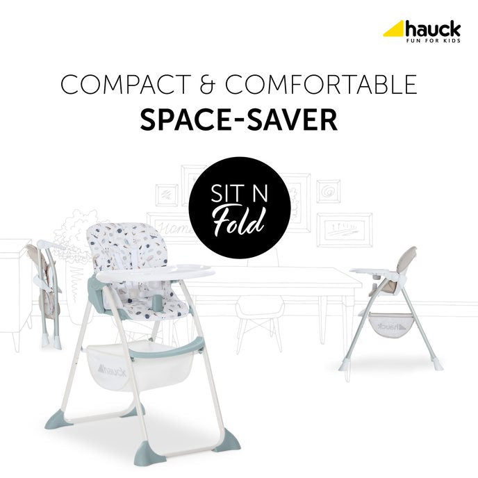 Hauck Sit N Fold Feeding Chair Space Age 6 Months & Above