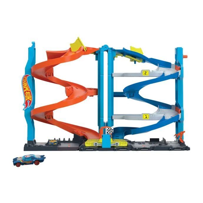 Hot Wheels City Transforming Race Tower Hkx43 Age- 4 Years & Above