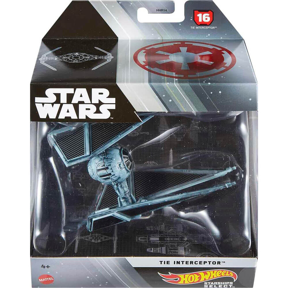 Hot Wheels Star Wars Hhr14-Tie Interceptor Age- 4 Years