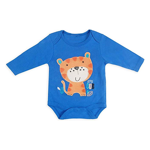 Motherschoice BabyBoys 3-Pack Full Sleeve Bodysuits IT9396        