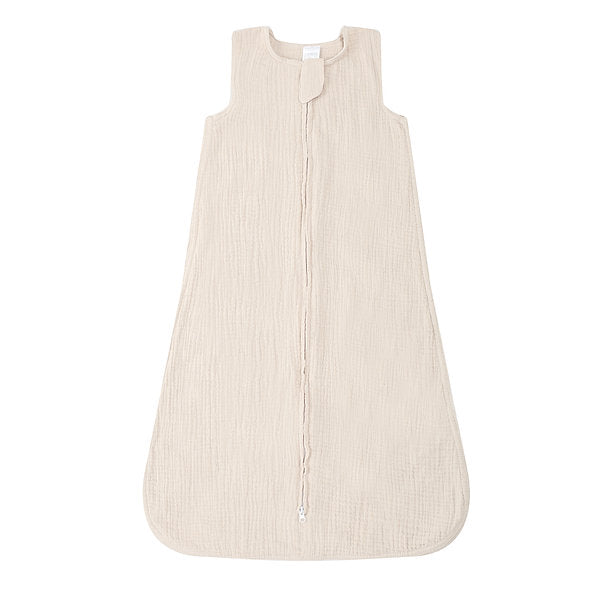Infancie Baby Organic Muslin Sleeping Bag Cream IT5368 Age- Newborn to 12 Months