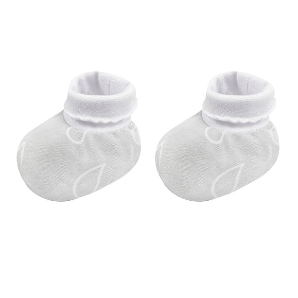Infancie Bamboo Cotton 3-Piece Newborn Set of Booties,Mittens & Hat Blue IT5015