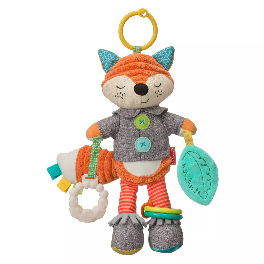Infantino Playtime Fox Pal Orange/White Age- Newborn & Above