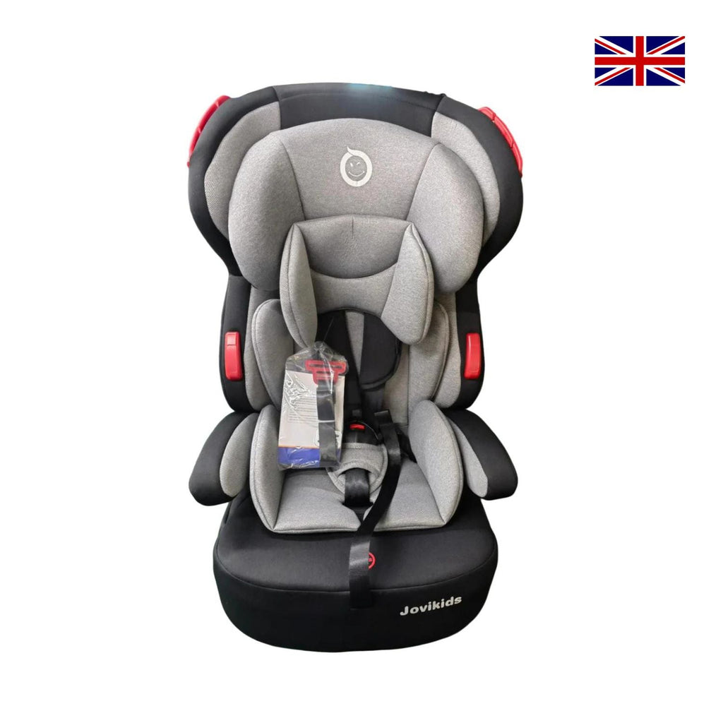 Jovikids Safe Toddler & Kids Car Seat, Group 1/2/3 (9-36 kg) PG05-P Black Age- 12 Months to 12 Years