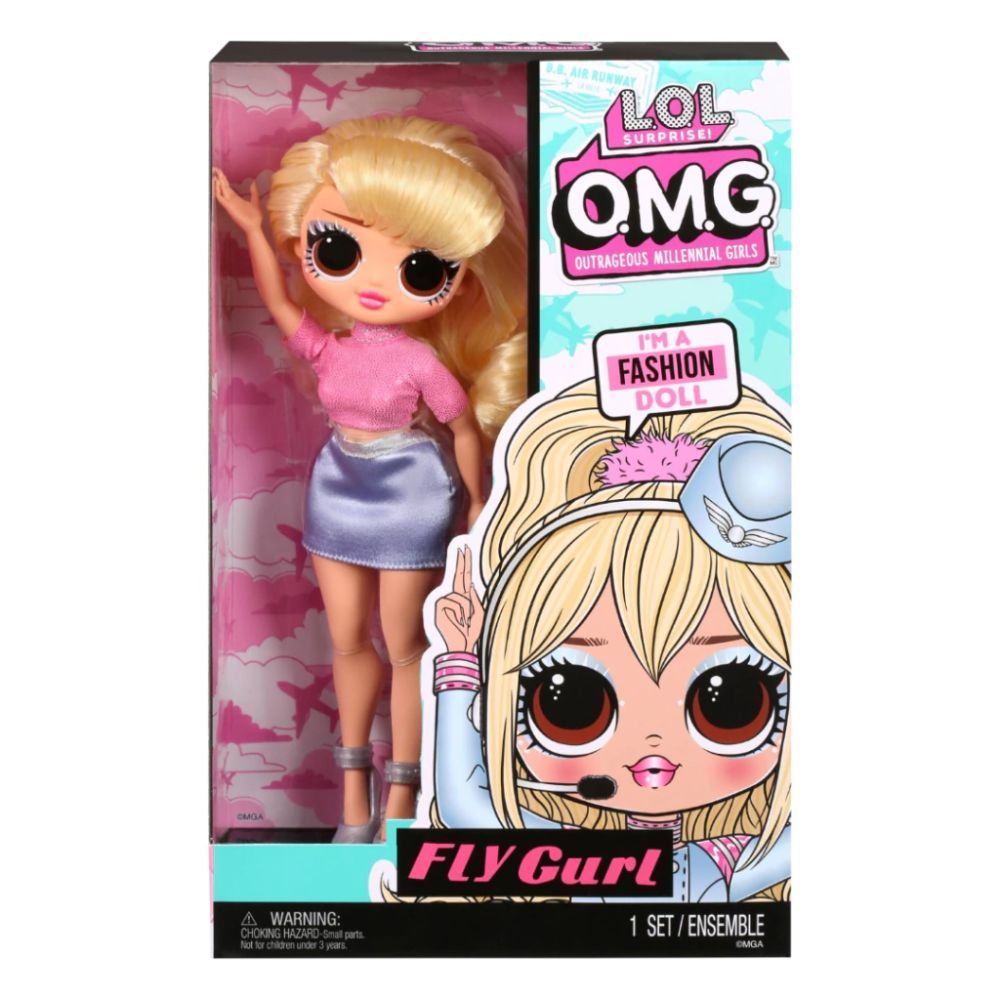 L.O.L. Surprise MID OPP OMG Fly Gurl with 15 Surprises Multicolor Age 3 Years Above Peekaboo