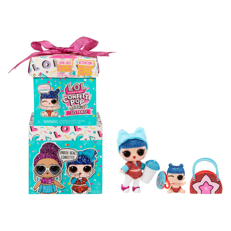 LOL Surprise Confetti Pop Birthday Sisters Multicolor Age- 3 Years & Above