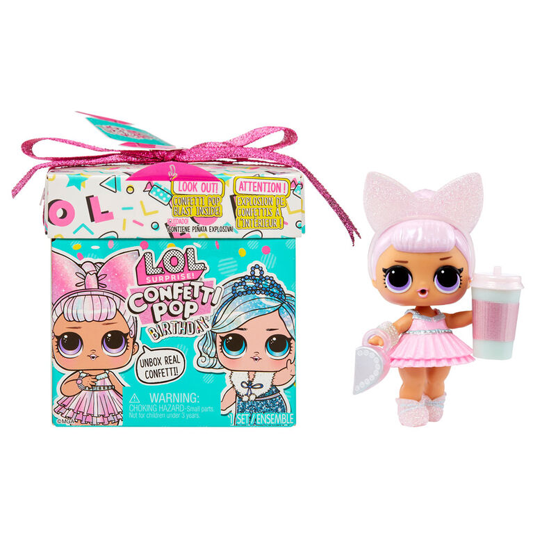 LOL Surprise Confetti Pop Birthday with 8 Surprise Multicolor Age- 3 Years & Above