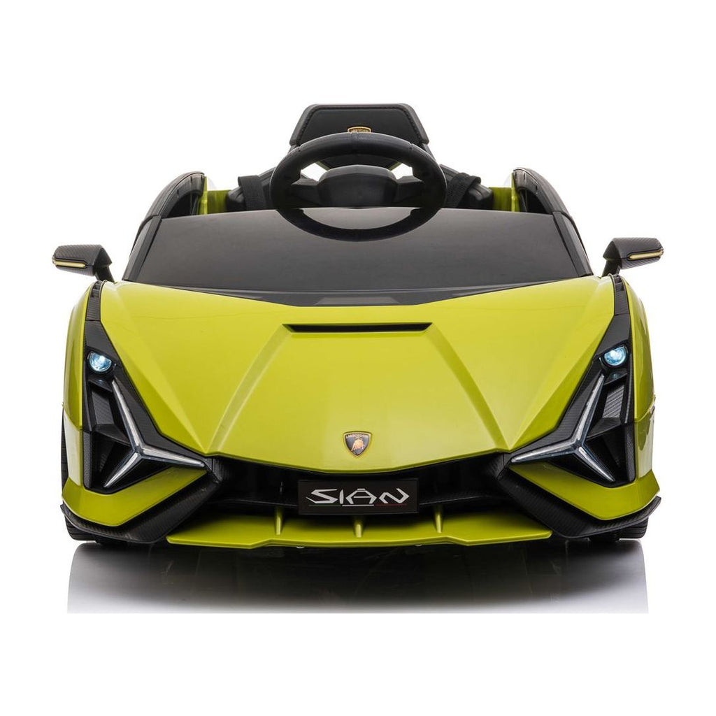 Lamborghini SIAN 12V Electric Car Ride On Toy Green Age- 3 Years & Above