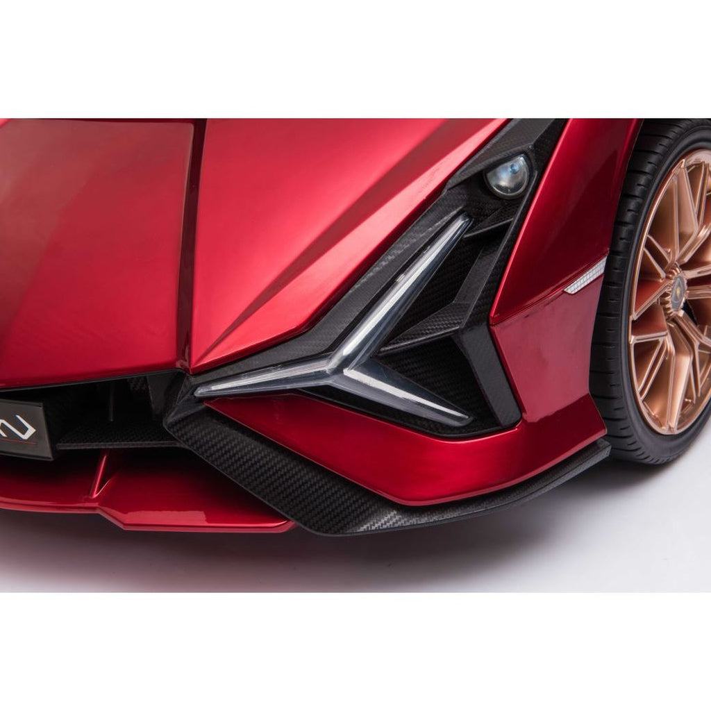 Lamborghini SIAN 12V Electric Car Ride On Toy Red Age- 3 Years & Above