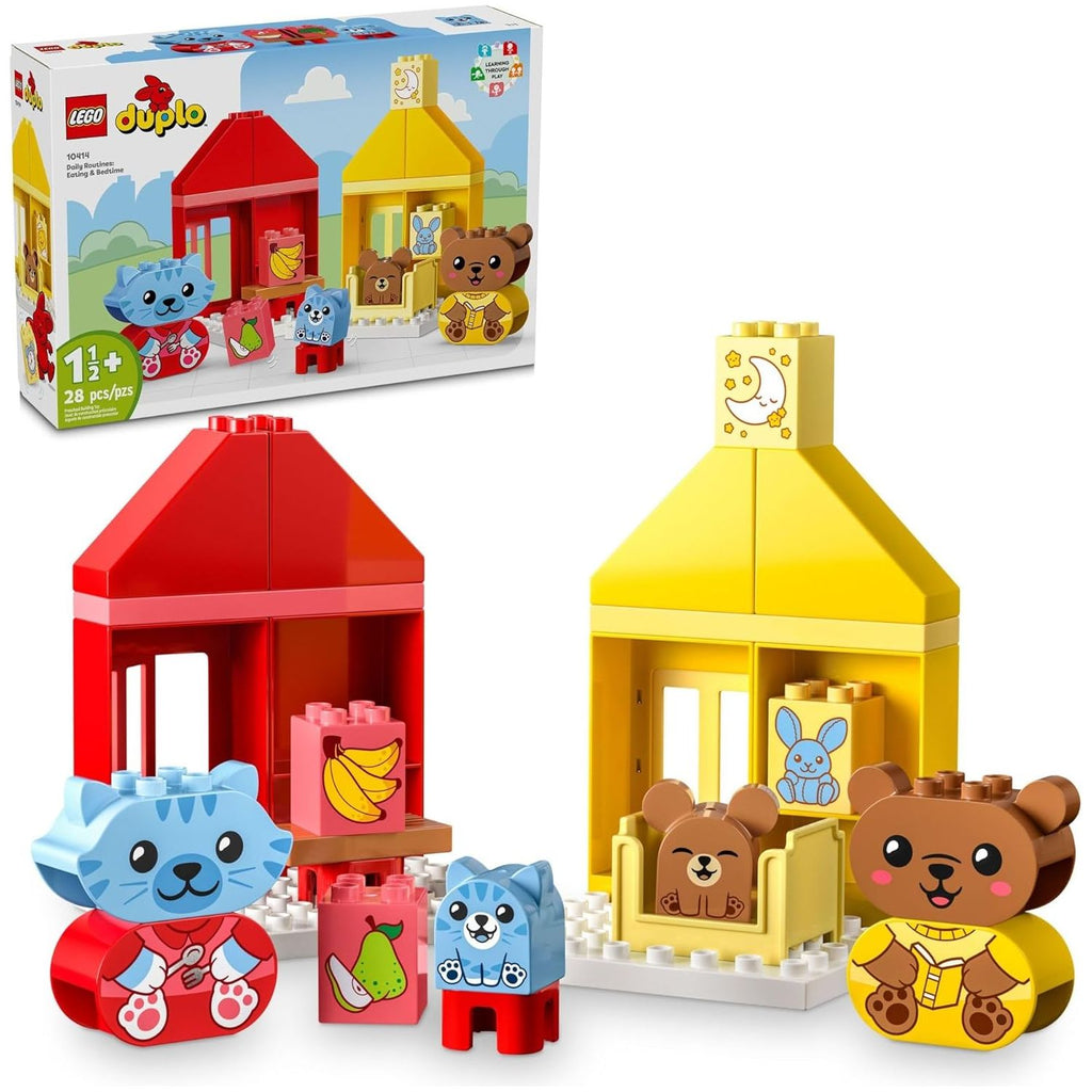 Lego Daily Routines: Eating & Bedtime Building Blocks Multicolor Age- 18 Months & Above