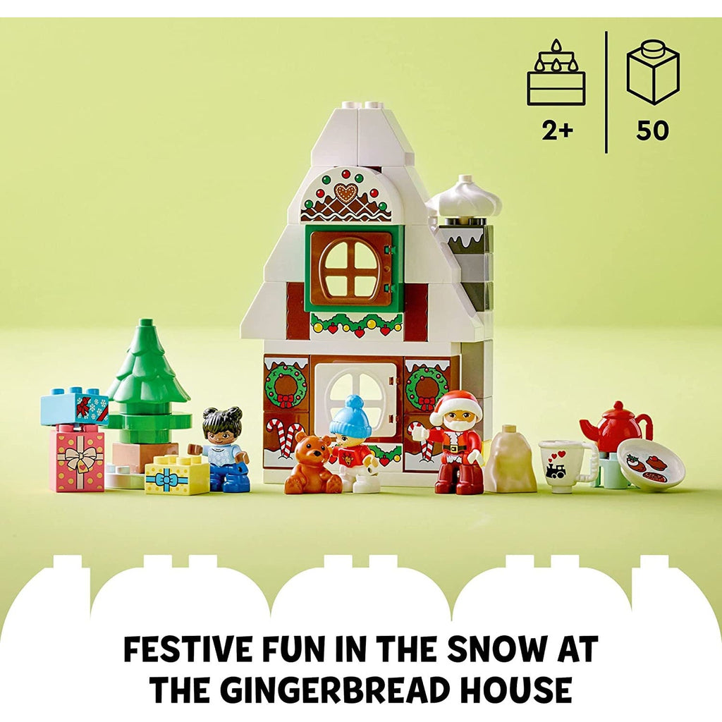 Lego Duplo Santa's Gingerbread House Age- 2 Years & Above