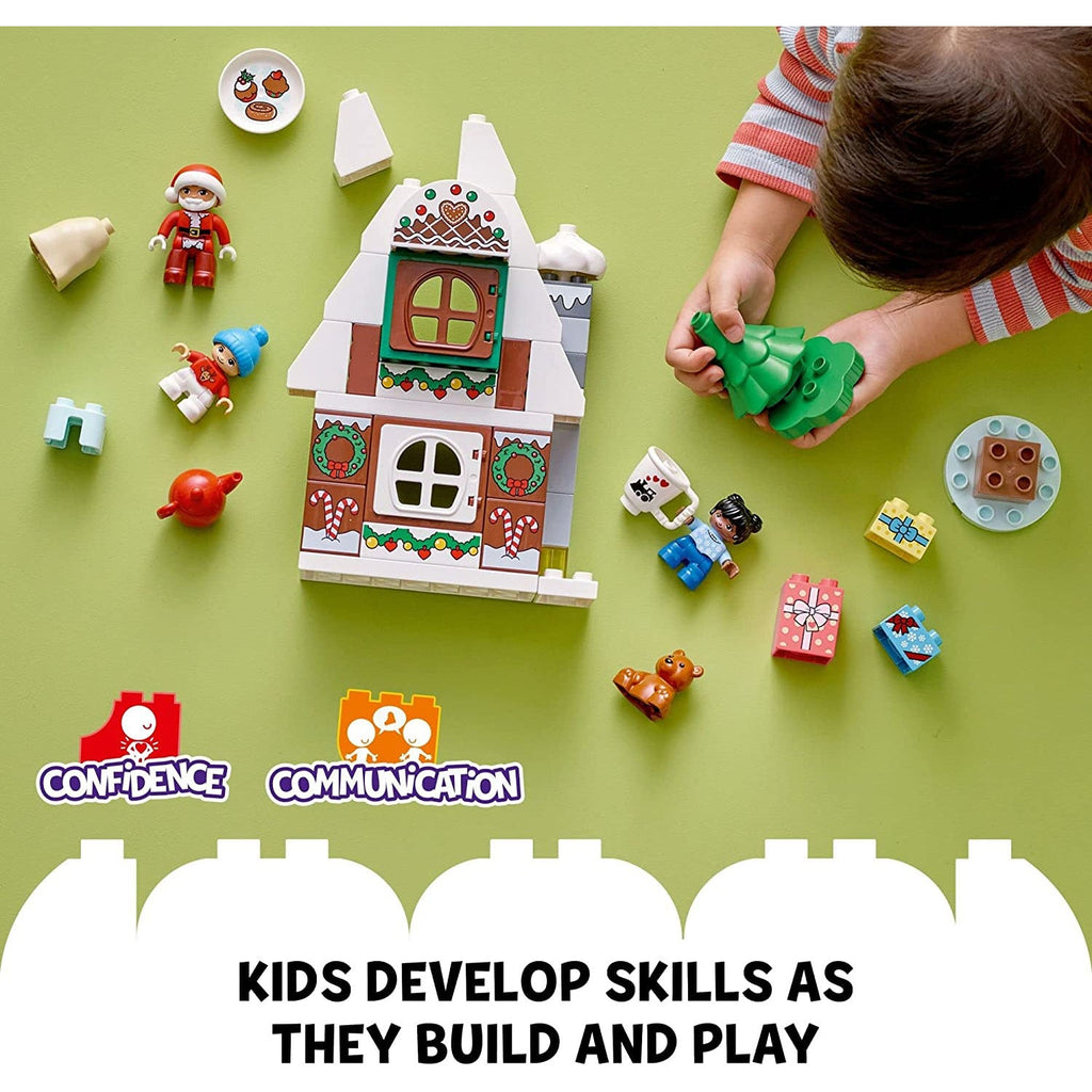 Lego Duplo Santa's Gingerbread House Age- 2 Years & Above