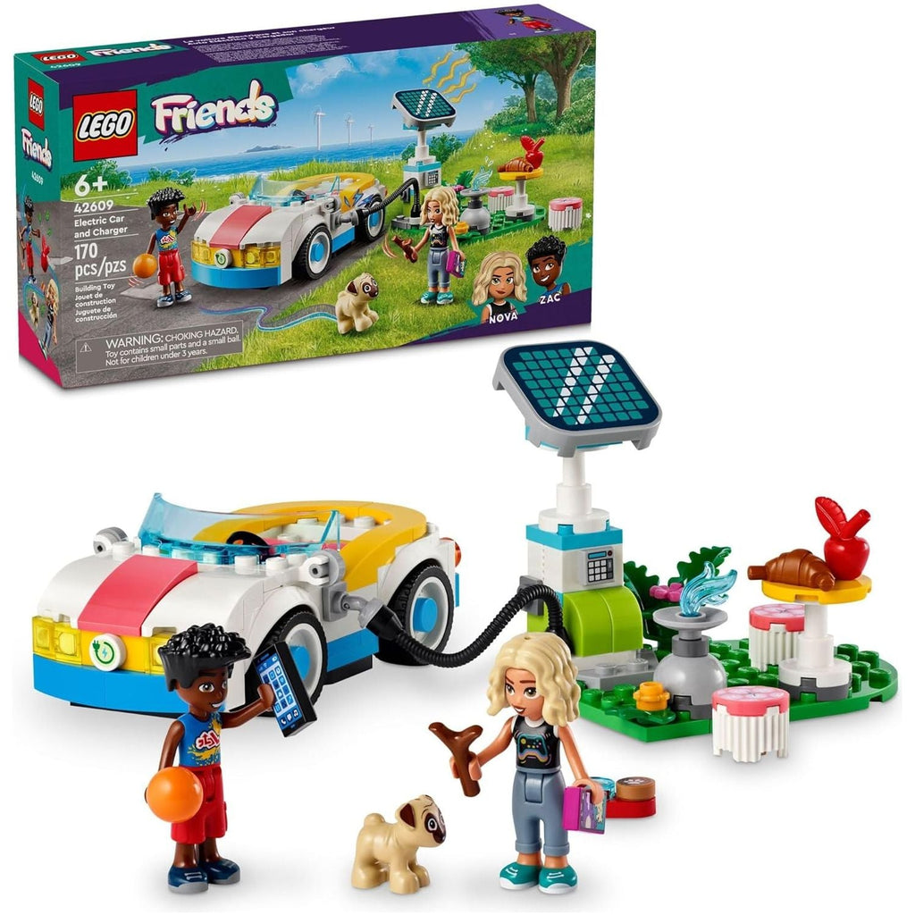 Lego Electric Car and Charger Building Blocks Multicolor Age- 6 Years & Above