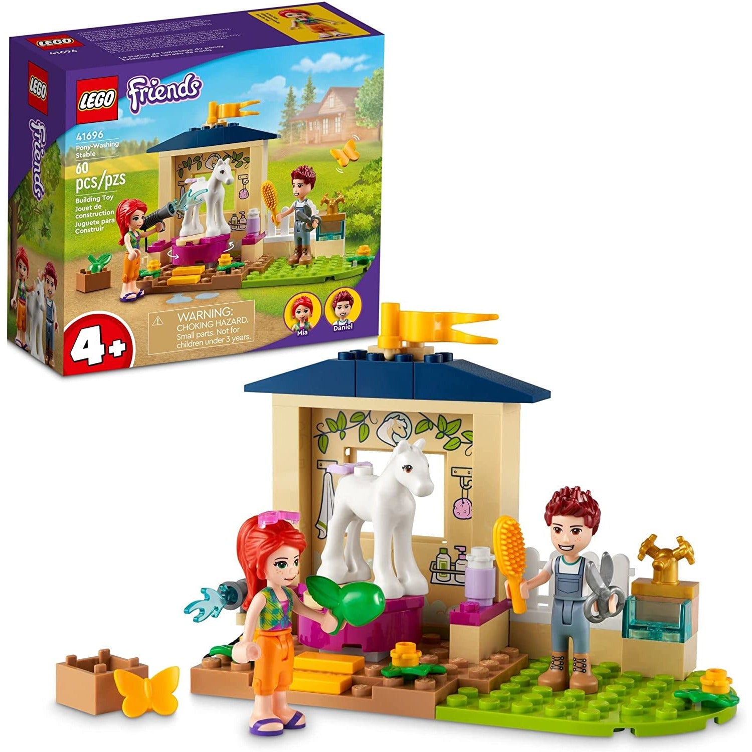Lego Friends Pony-Washing Stable Age- Years Above Peekaboo