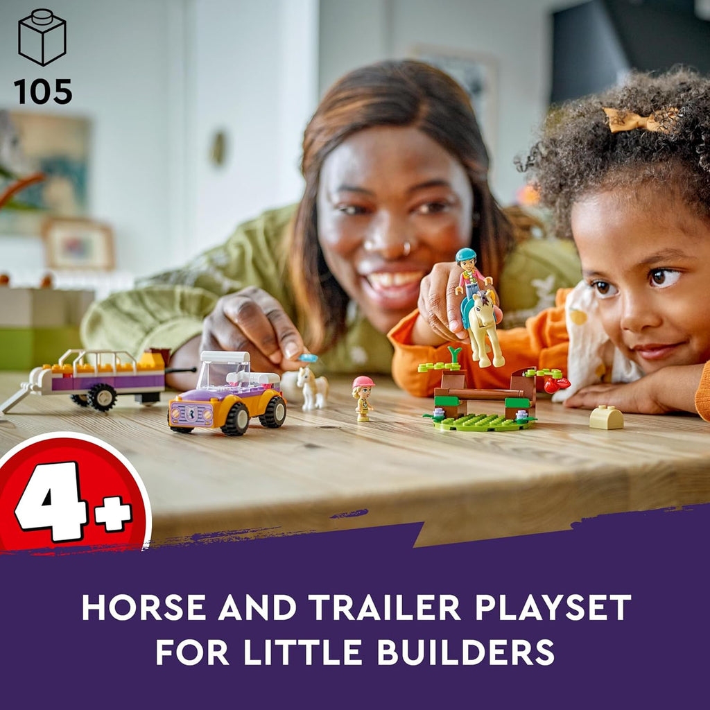 Lego Horse and Pony Trailer Building Blocks Multicolor Age- 4 Years & Above