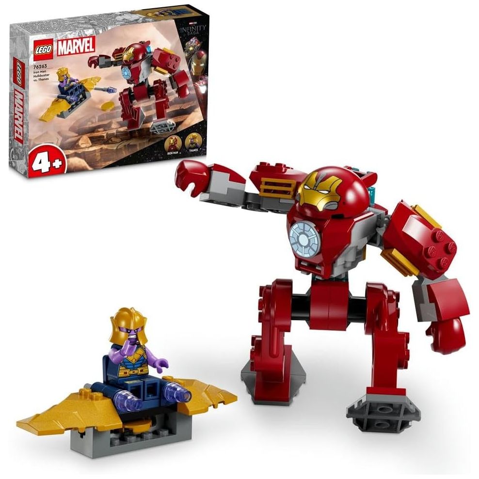 Lego Iron Man Hulkbuster vs. Thanos Building Blocks Multicolor Age- 4 Years & Above