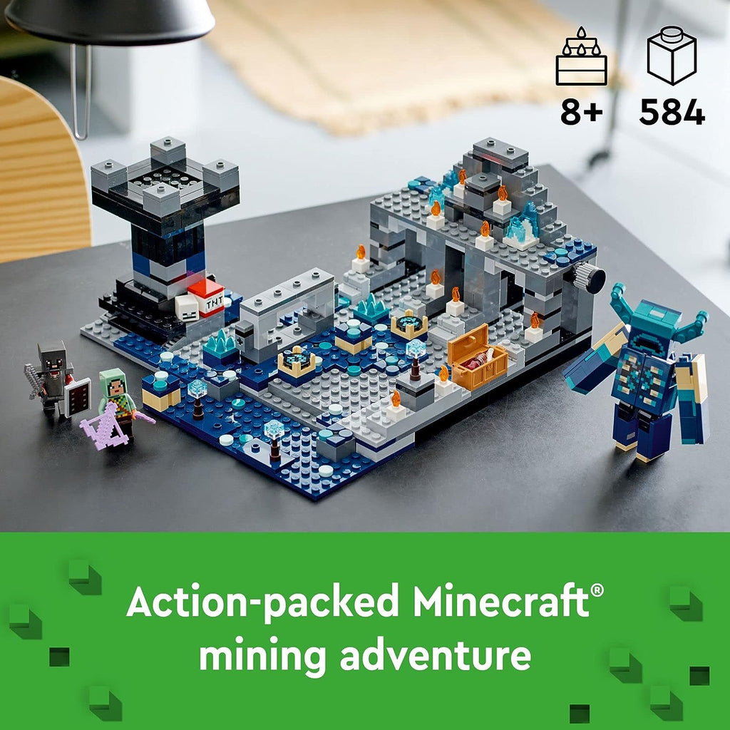 Lego Minecraft The Deep Dark Battle Biome Building Playset Age- 8 Years & Above