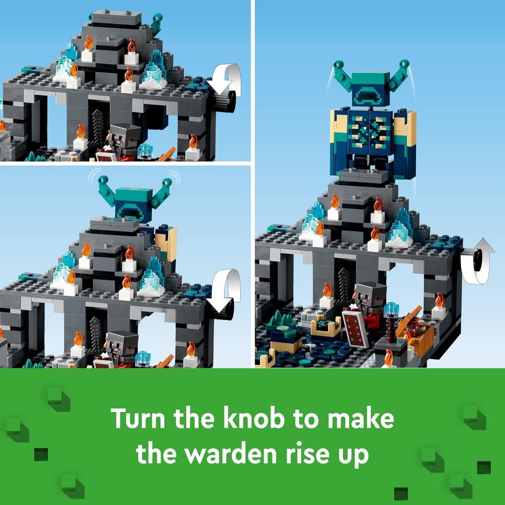 Lego Minecraft The Deep Dark Battle Biome Building Playset Age- 8 Years & Above