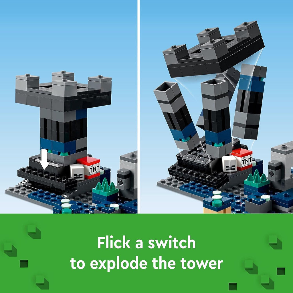 Lego Minecraft The Deep Dark Battle Biome Building Playset Age- 8 Years & Above