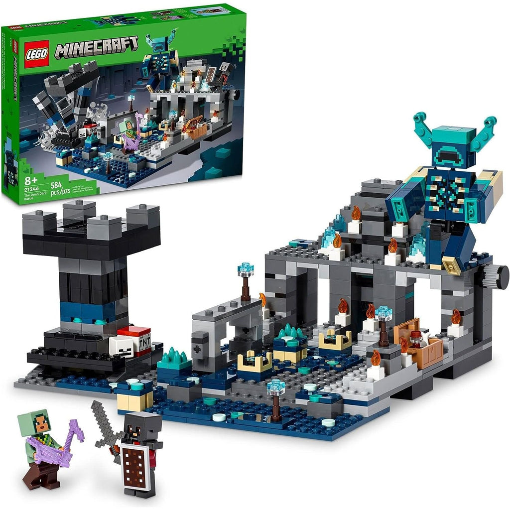 Lego Minecraft The Deep Dark Battle Biome Building Playset Age- 8 Years & Above