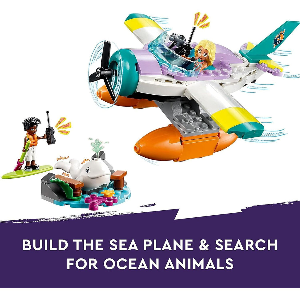 Lego Sea Rescue Plane Building Blocks Multicolor Age- 6 Years & Above
