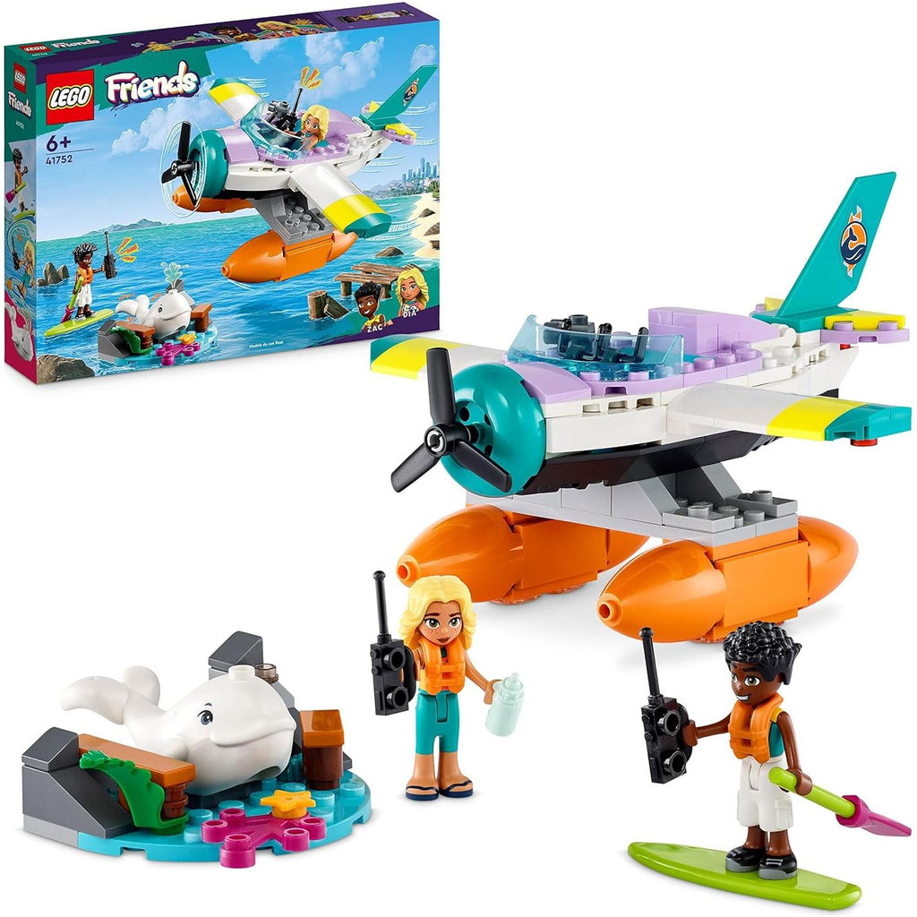 Lego Sea Rescue Plane Building Blocks Multicolor Age- 6 Years & Above