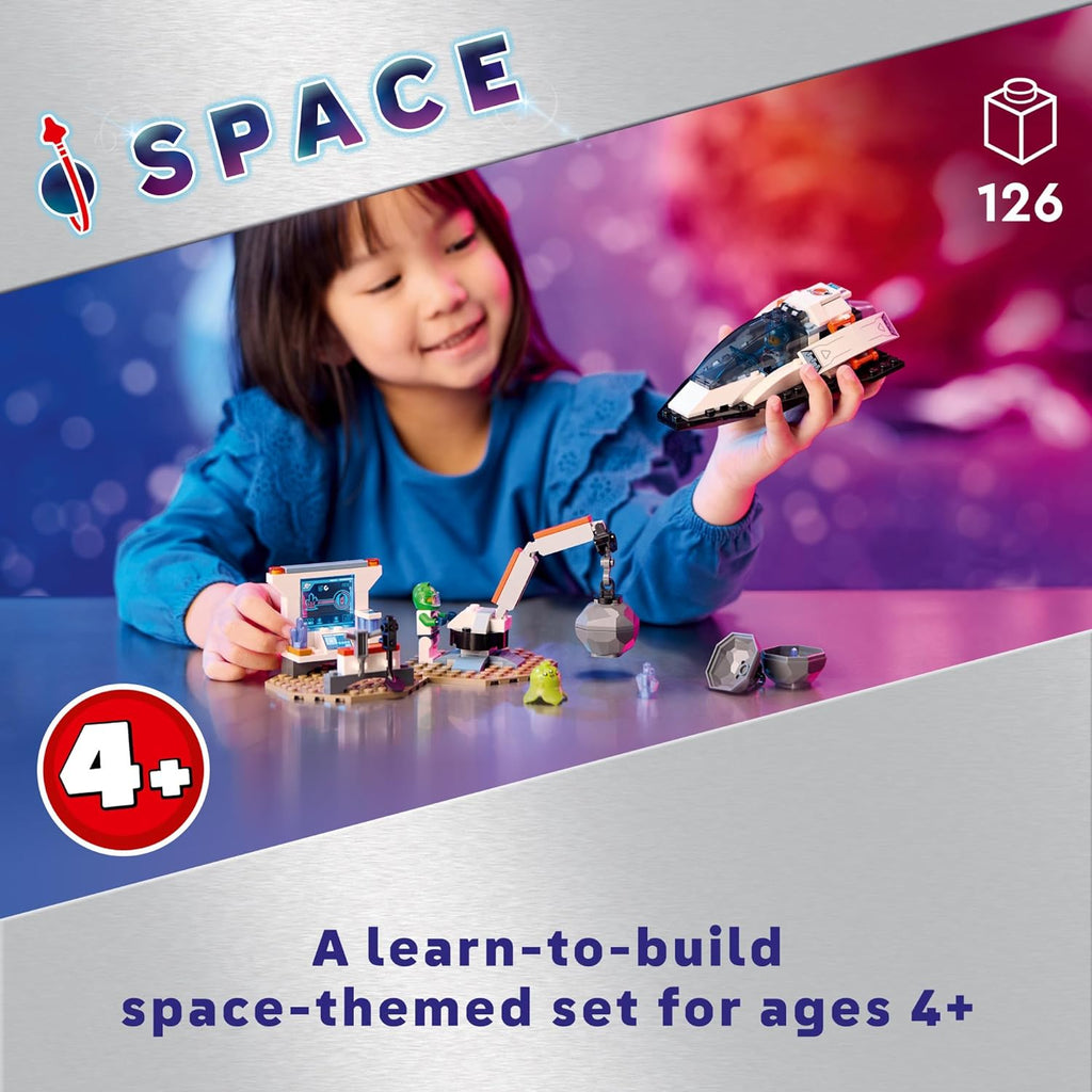 Lego Spaceship and Asteroid Discovery Building Blocks Multicolor Age- 4 Years & Above