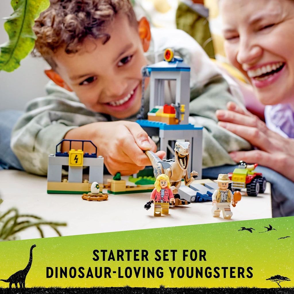 Lego Velociraptor Escape Playset Age- 4 Years & Above