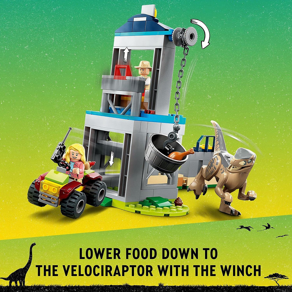 Lego Velociraptor Escape Playset Age- 4 Years & Above