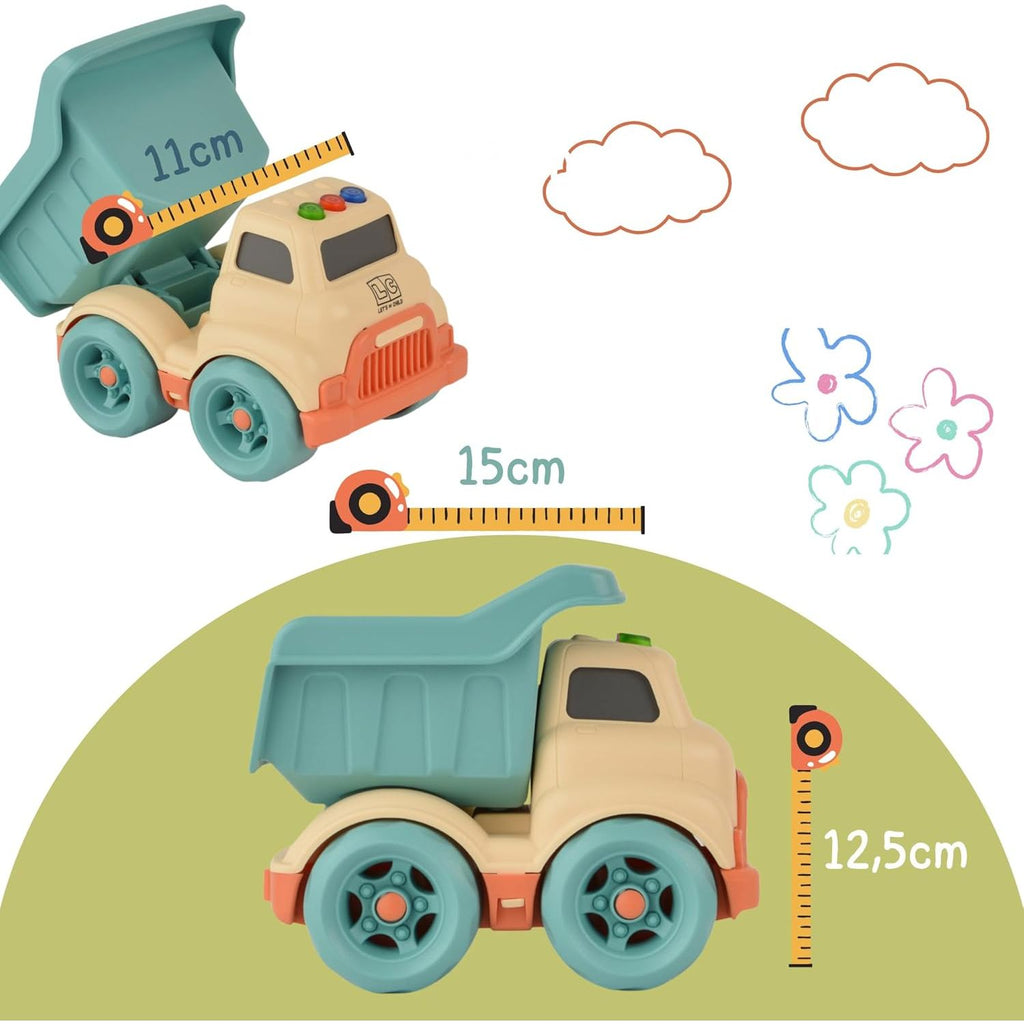 Let's Be Child Kids Mini Truck With Music &Light (Lc-31016) Assorted Age- 18 Months & Above