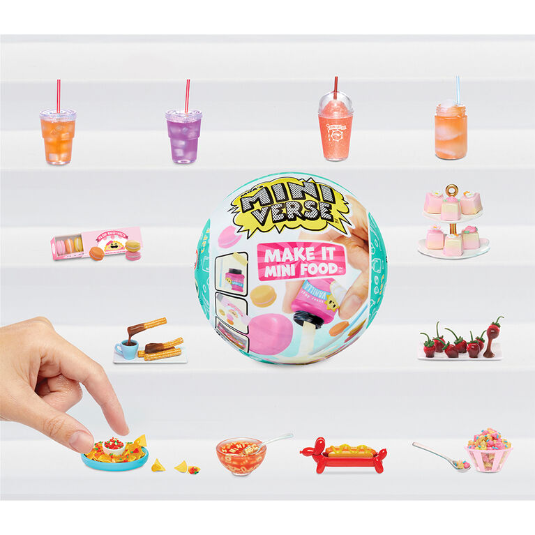 MGA's Miniverse Make It Mini Food Cafe Series 2 Mini Collectibles Multicolor Age- 3 Years & Above