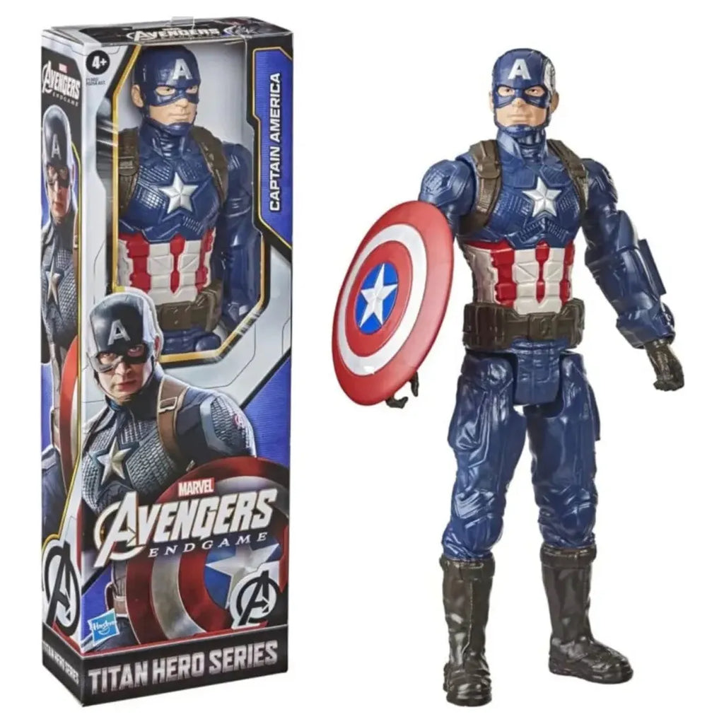Marvel AvengersTitan Hero Series Captain America 12" Action Figure Age- 4 Years & Above