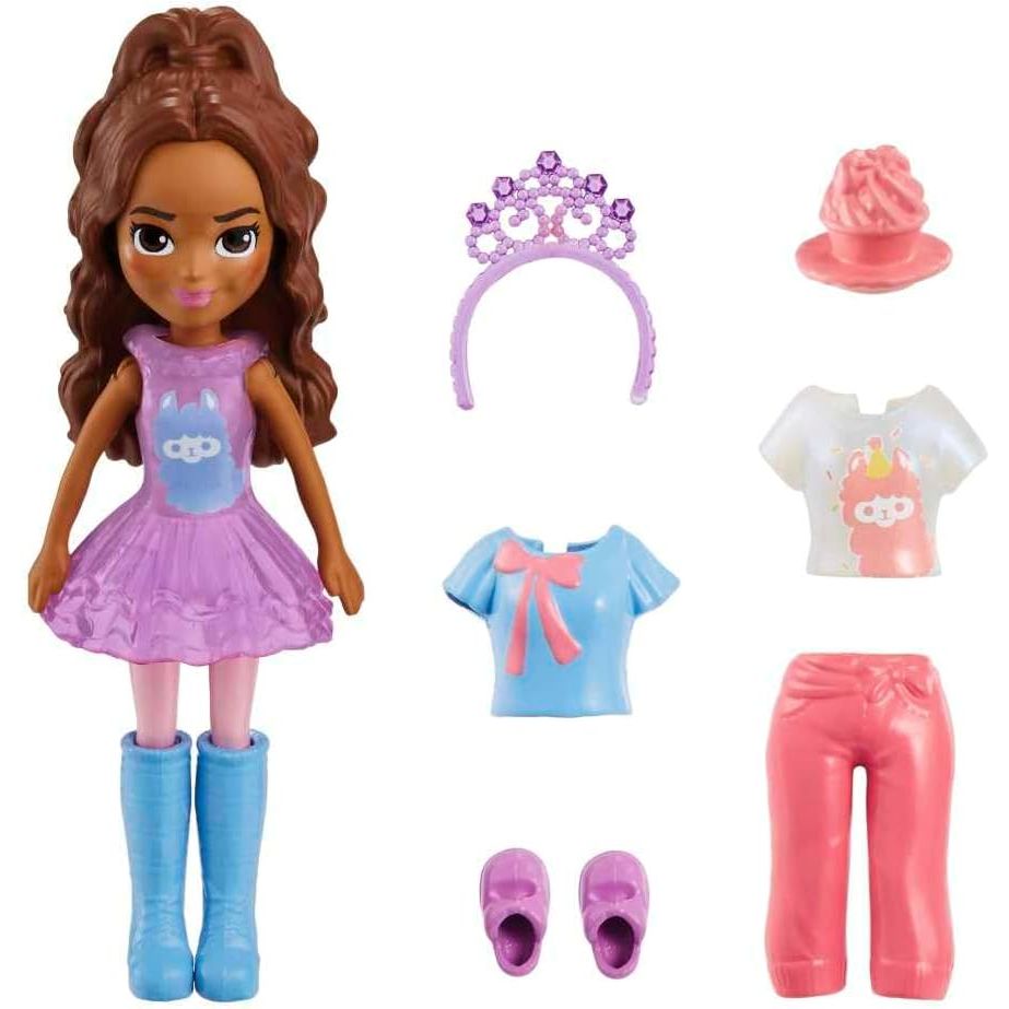 Mattel Polly Pockets Mini Doll with Clothes & Accessories Multicolor Hnf50/Hkv85 Age- 4 Years & Above