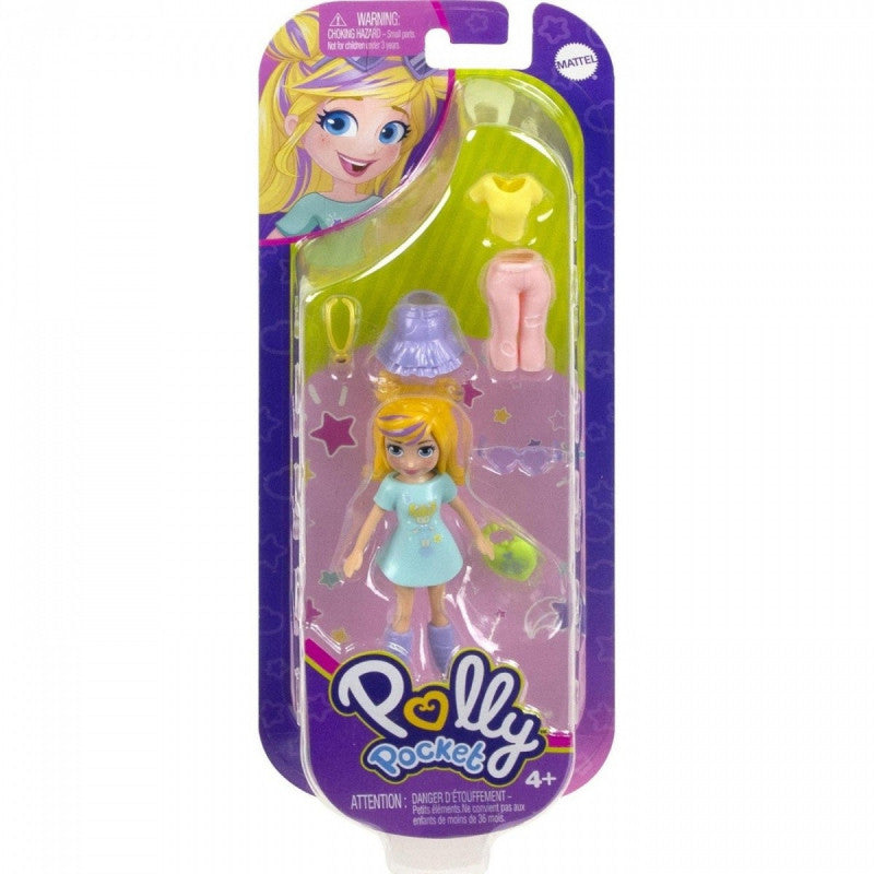 Mattel Polly Pockets Mini Fashion Doll with Clothes Accessories Multicolor Hnf50 Hkv83 Age 4 Years Above Peekaboo