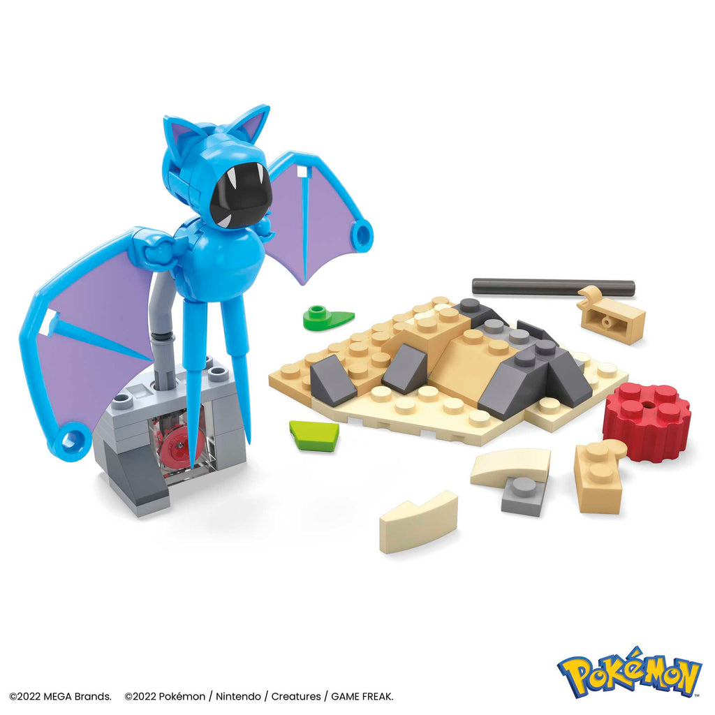 Mega Bloks Pokemon Zubats Midnight Flight Building Blocks Set (61 Piece) Multicolor Age- 6 Years & Above
