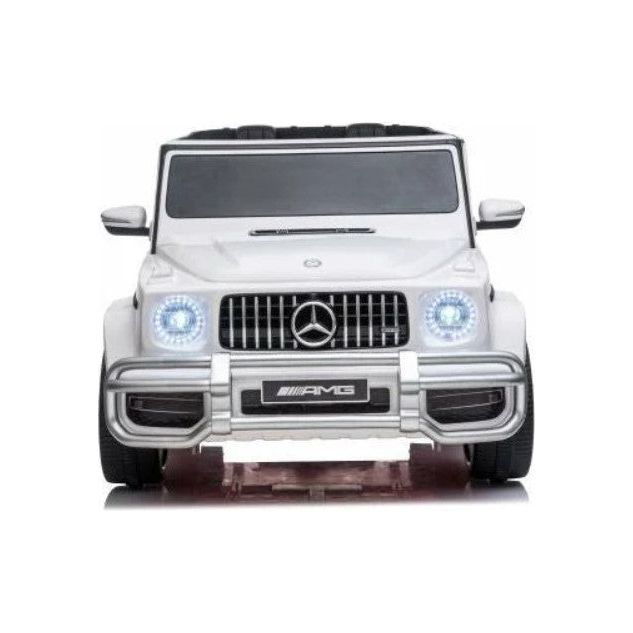 Mercedes Benz White AMG Classy Ride On Jeep Single Seater with 6 V Battery Age- 3 Years & Above