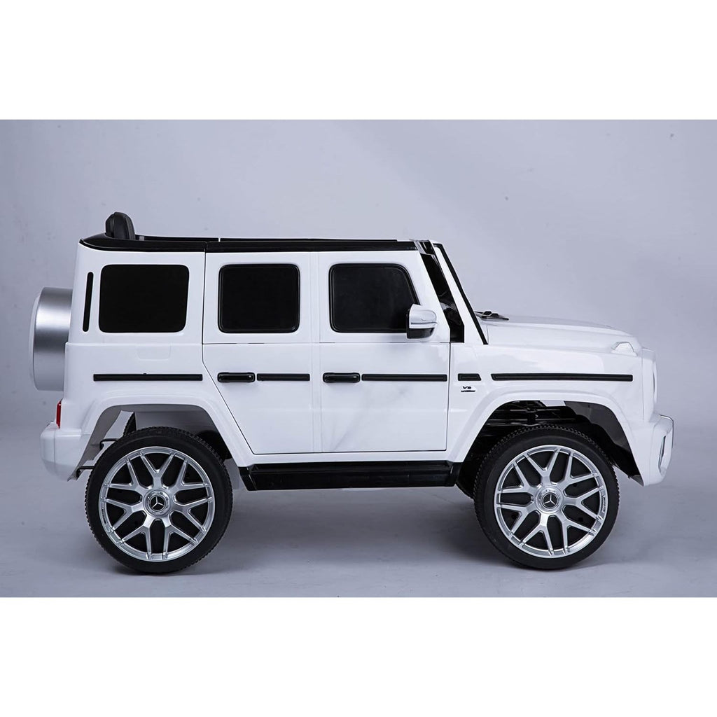 Mercedes Benz AMG Classy Ride On Jeep with 12 V + 4.5AH Battery White G63 AMG Age- 2 Years to 5 Years