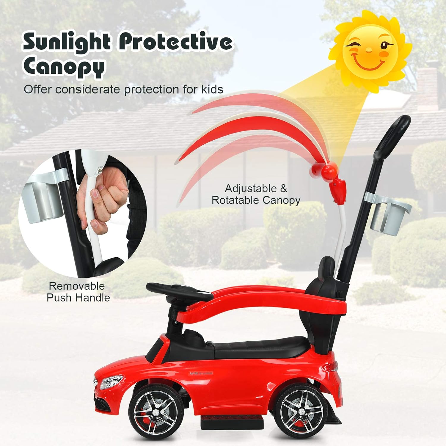 Push Buggy With Canopy Infant Push Car Online