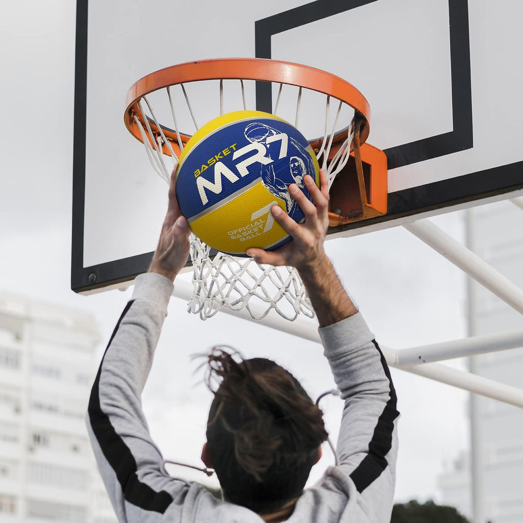 Mondo Basketball Basket MR7 Size 7 (13139) Age- 3 Years & Above
