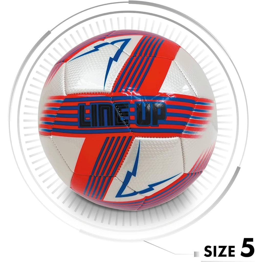 Mondo Line Up Stitched Football Size 5 (23035) Age- 5 Years & Above