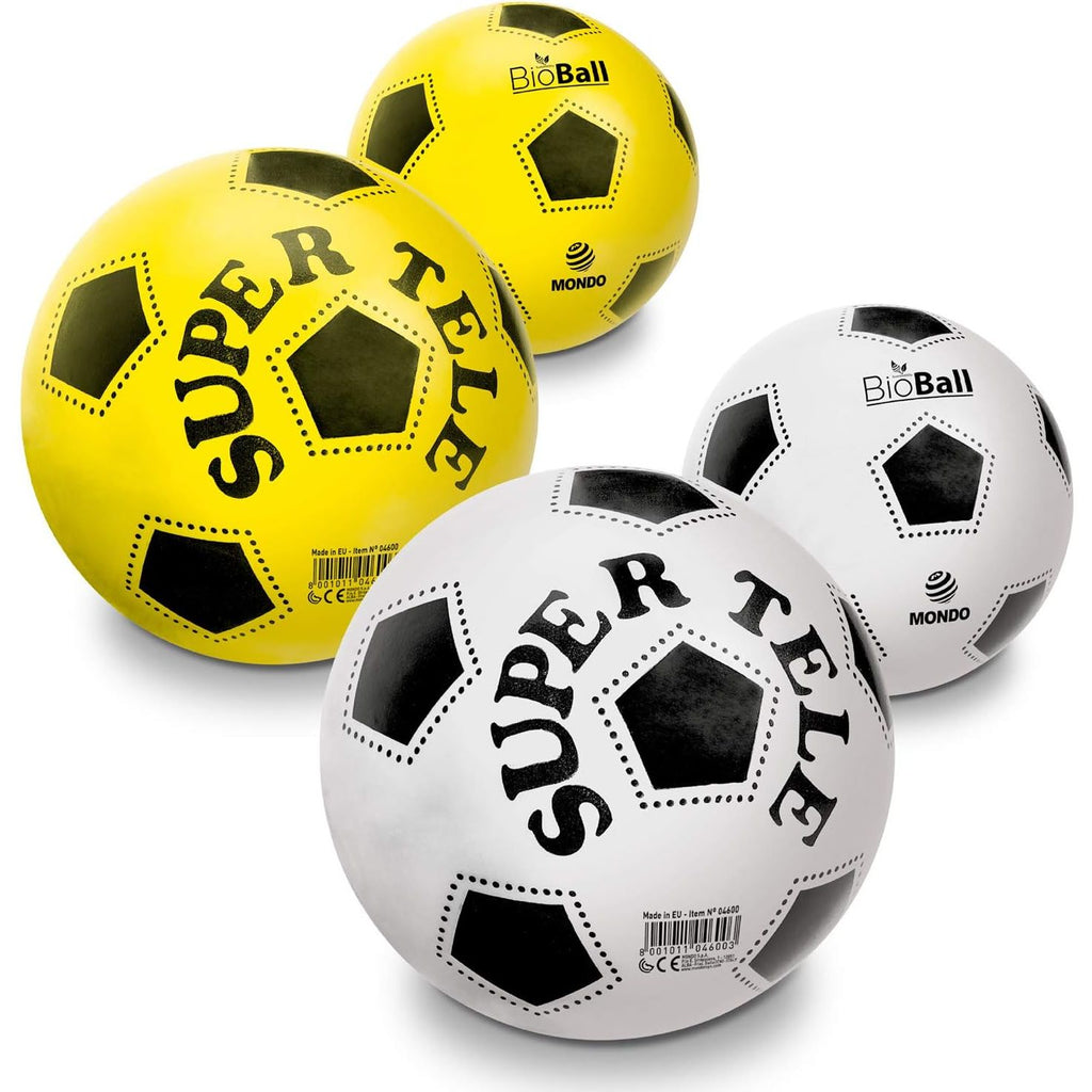 Mondo PVC Ball Soccer Super Tele 23Cm Assorted (04600) Age- 3 Years & Above