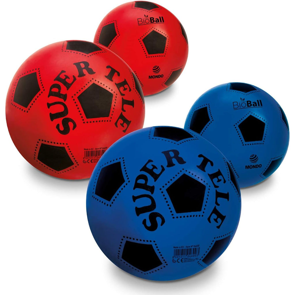 Mondo PVC Ball Soccer Super Tele 23Cm Assorted (04600) Age- 3 Years & Above