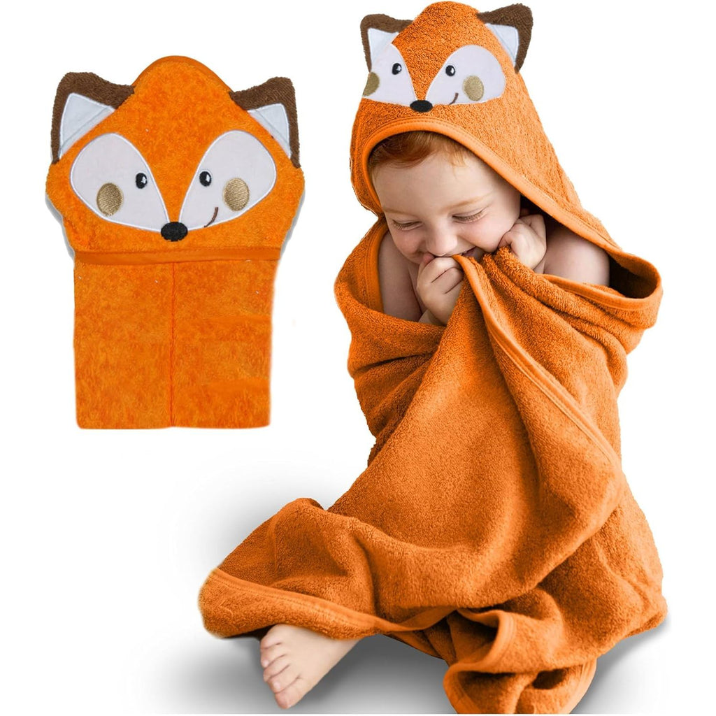 Motherschoice 3D Hooded Towel Fox (84 x 84 cm) IT3864 Age- Newborn & Above
